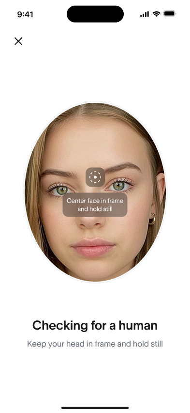 App World ID - Face Auth - Tela de verificação de humano.png